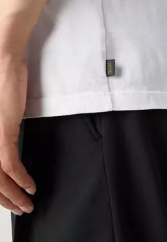 Футболка с принтом REGULAR FIT FRONT BACK ARTWORK Scotch & Soda, белый