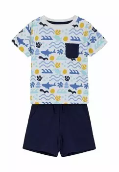 Футболка с принтом REGULAR FIT JoJo Maman Bb, синий