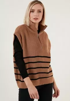 Футболка с принтом REGULAR FIT LELA, цвет brown