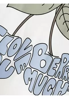 Футболка с принтом REGULAR FIT LMTD, белый