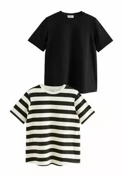 Футболка с принтом REGULAR FIT MATERNITY NURSING 2 PACK Next, черный