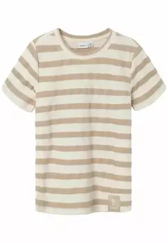 Футболка с принтом REGULAR FIT Name it, цвет jet stream