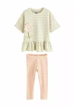 Футболка с принтом REGULAR FIT Next, бежевый