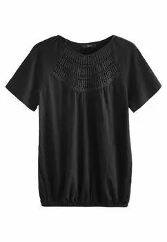 Футболка с принтом Regular Fit Next, черная