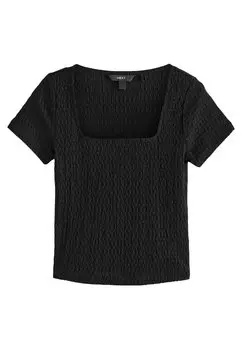 Футболка с принтом REGULAR FIT Next, черный