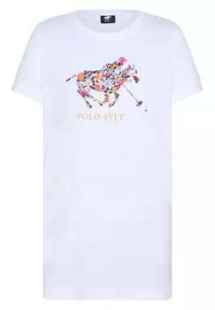 Футболка с принтом REGULAR FIT Polo Sylt, цвет bright white