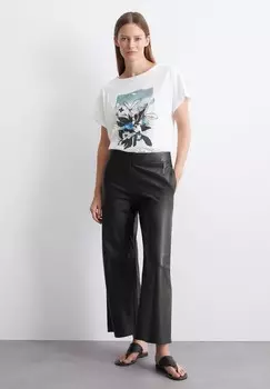 Футболка с принтом REGULAR MIT FLORALEM Marc O'Polo, белый