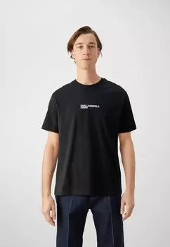 Футболка с принтом REGULAR TEE Karl Lagerfeld Jeans, цвет black