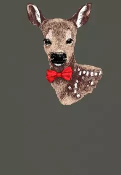 Футболка с принтом REHKITZ watapparel, хаки