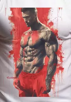 Футболка с принтом Reichstadt, белый