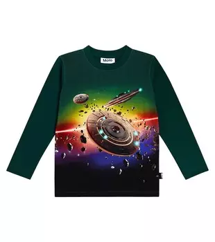 Футболка с принтом Reif MOLO, зеленый