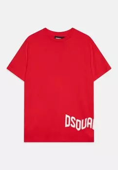 Футболка с принтом RELAX Dsquared2, цвет red