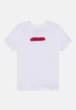 Футболка с принтом RELAX Dsquared2, цвет white