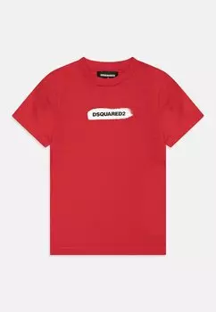 Футболка с принтом RELAX Dsquared2, красный