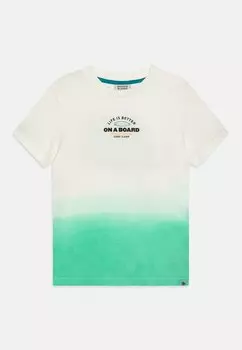 Футболка с принтом RELAXED FIT ARTWORK Scotch & Soda, цвет off white/tropical mint