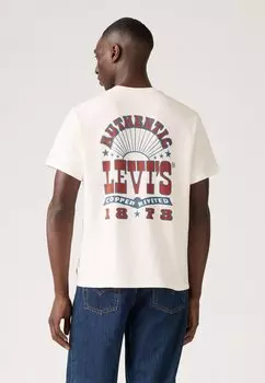 Футболка с принтом RELAXED FIT TEE Levi's, слоновая кость