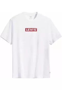 Футболка с принтом Relaxed Fit Tee Levi's, белый