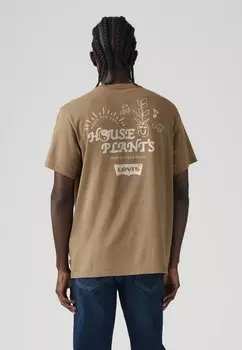 Футболка с принтом RELAXED FIT TEE Levi's, кремовый