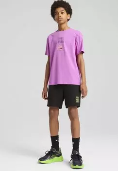 Футболка с принтом RELAXED GRAPHIC Puma, сиреневый