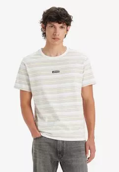 Футболка с принтом Relaxed Levi's, цвет niel stripe bright white
