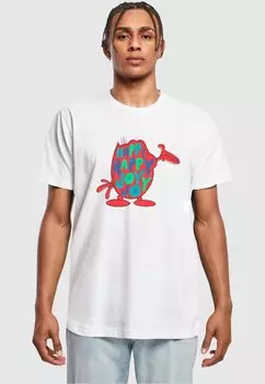 Футболка с принтом REN AND STIMPY HAPPY Merchcode, цвет white
