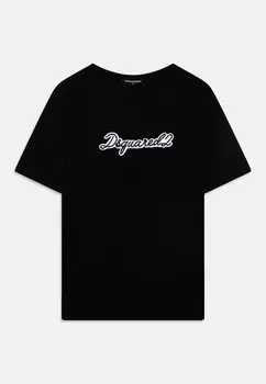 Футболка с принтом RENNY FIT Dsquared2, цвет black