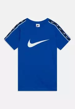 Футболка с принтом REPEAT TEE Nike Sportswear, синий