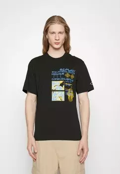 Футболка с принтом Replay, черный