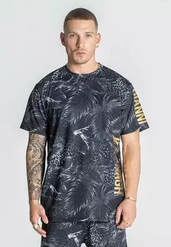 Футболка с принтом RESORT TEE Gianni Kavanagh, черный