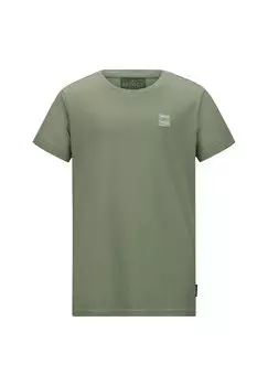 Футболка с принтом Retour Jeans, цвет army green