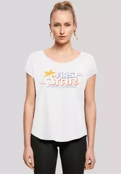 Футболка с принтом RETRO GAMING FIRSTSTAR INC F4NT4STIC, белый
