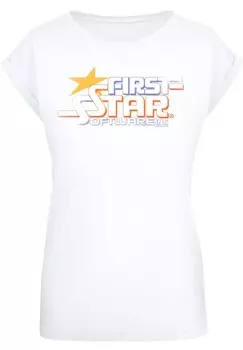 Футболка с принтом RETRO GAMING FIRSTSTAR INC F4NT4STIC, белый