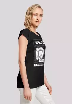 Футболка с принтом RETRO GAMING VECTREX 1982 F4NT4STIC, черный