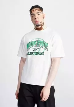 Футболка с принтом Retro Hook Reebok, белый