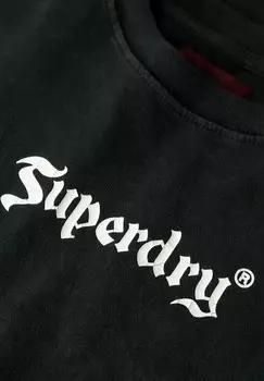 Футболка с принтом RETRO ROCK GRAPHIC Superdry, черный