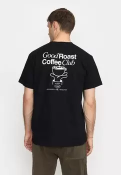 Футболка с принтом REVOLUTION, черный