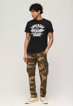 Футболка с принтом REWORKED CLASSIC GRAPHIC Superdry, черный