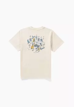 Футболка с принтом Rhythm, песочный