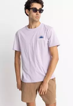 Футболка с принтом Rhythm, сиреневый