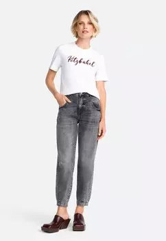 Футболка с принтом Rich & Royal, белый