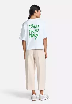 Футболка с принтом Rich & Royal, белый