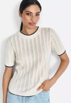 Футболка с принтом Rich & Royal, белый