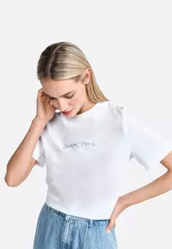 Футболка с принтом Rich & Royal, белый