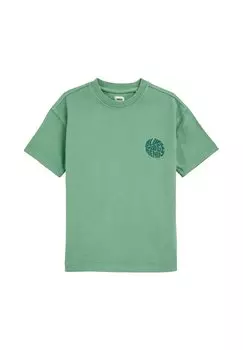 Футболка с принтом RIDGE WE Fashion, зеленый