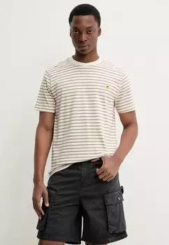 Футболка с принтом RIGA Barrow, бежевый