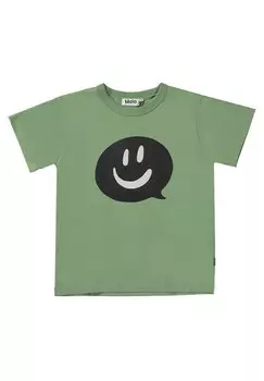 Футболка с принтом RILEY Molo, цвет moss green