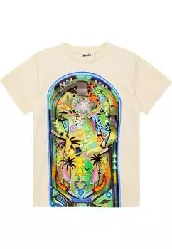 Футболка с принтом RILEY Molo, цвет pinball light