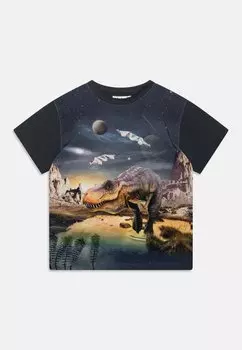 Футболка с принтом Riley Short Sleves Unisex Molo, черный