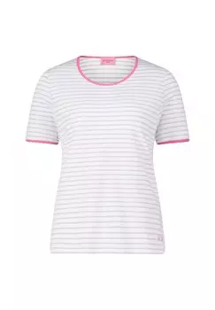 Футболка с принтом RINGEL MIT RUNDHALSAUSSCHNITT Betty Barclay, белый