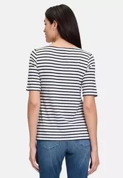 Футболка с принтом RINGEL MIT U-BOOT-AUSSCHNITT Betty Barclay, белый